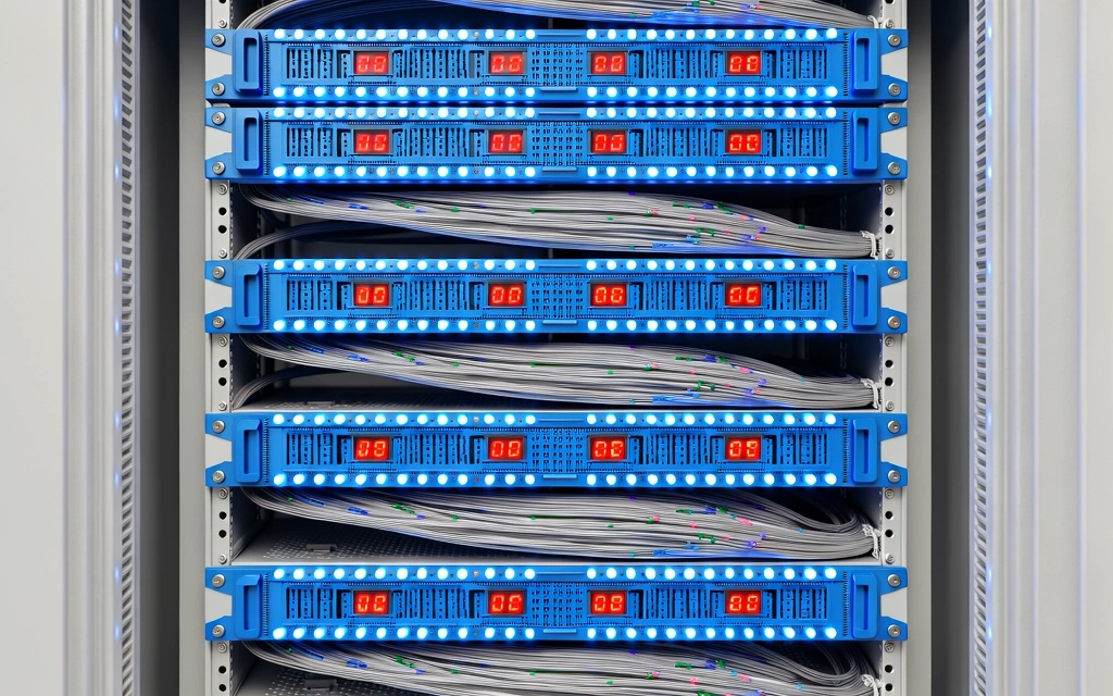 Server infrastructure representing data logic systems